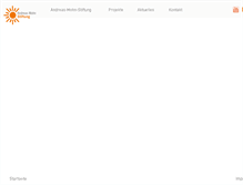 Tablet Screenshot of andreas-mohn-stiftung.de